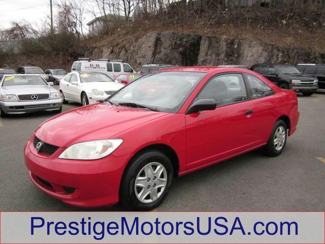 2004 HONDA CIVIC VP rallye red - - - 2004 honda civic 2dr cpe vp auto  - tilt wheel remote trunk 