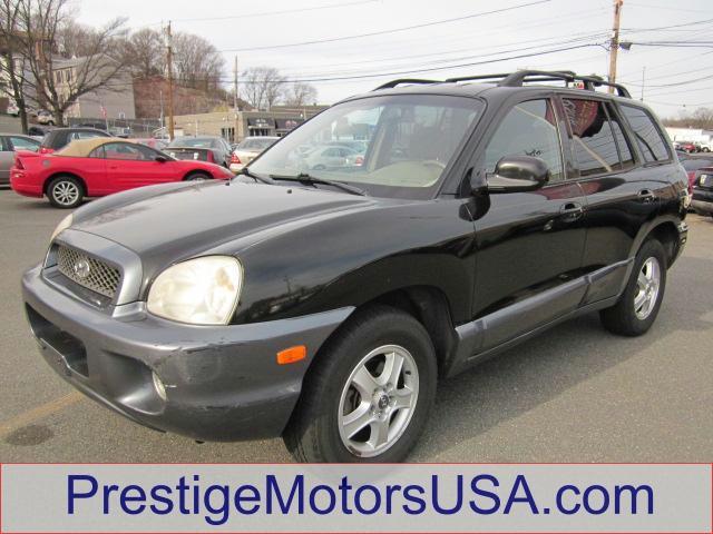 2004 HYUNDAI SANTA FE LX black obsidian - - - 2004 hyundai santa fe 4dr lx 2wd auto 35l v6  - pow