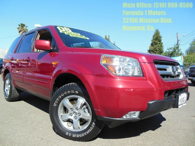 2006 HONDA PILOT EX W LEATHER red 35l v6 automaticleatherheated seats moon roof 3rd row seat