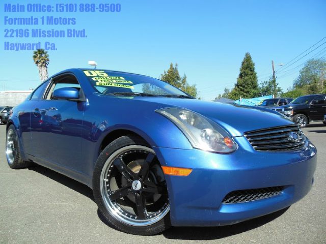 2005 INFINITI G35 COUPE blue 35l v6 automatic leather power heated seats moon roof 2 door2
