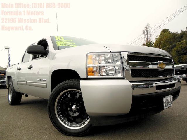 2010 CHEVROLET SILVERADO 1500 LT1 CREW CAB 2WD silver 53l v8 automatic bed liner low miles ab