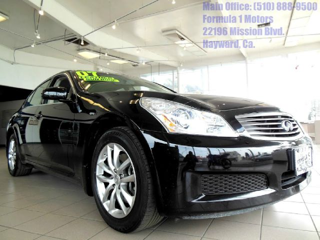 2007 INFINITI G35 V6 W NAVIGATION black 35l v6 automatic leather heated seats moon roof navi
