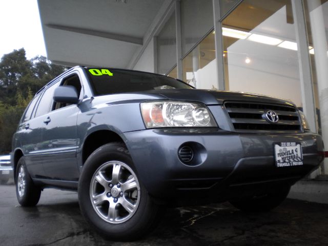 2004 TOYOTA HIGHLANDER V6 2WD WITH 3RD-ROW SEAT blue automatic transmission 3rd row seat luggage