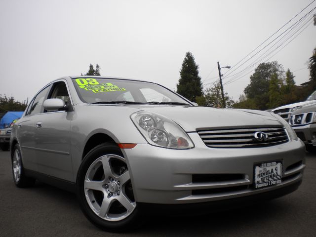2003 INFINITI G35 SPORT SEDAN WITH LEATHER silver automatic transmission leather seats cd player a