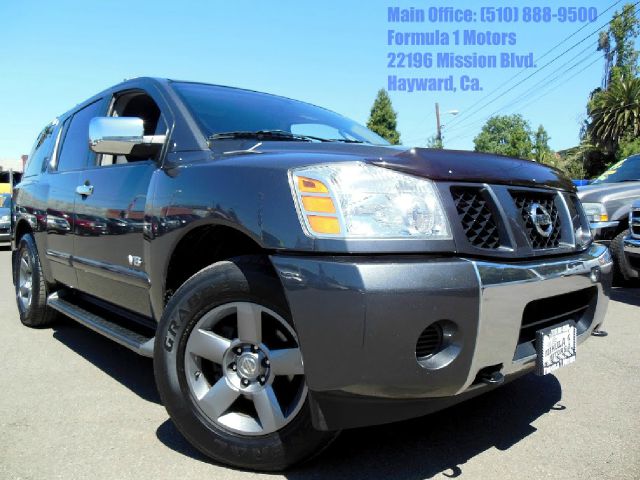 2005 NISSAN ARMADA SE 4WD gray 56l v8 automatic se automatic 4x4 3rd row seating dvd 3rd r