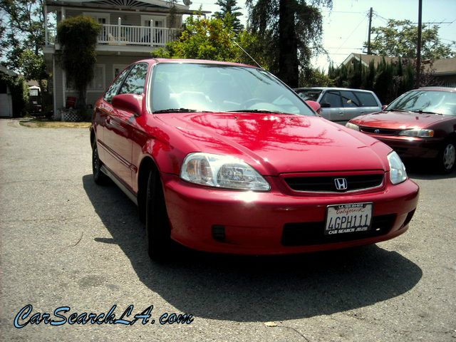 1999 HONDA CIVIC EX COUPE red private party special  1999 honda civic ex  2-door manual transmi