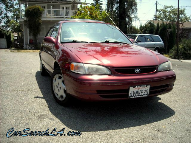 2000 TOYOTA COROLLA LE burgundy private party special 2000 toyota corolla le manual 5-speed tran