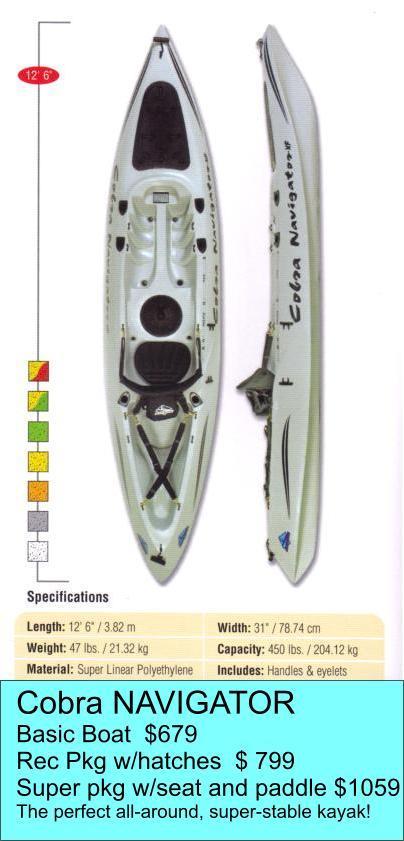 2011 x Cobra Kayaks Navigator