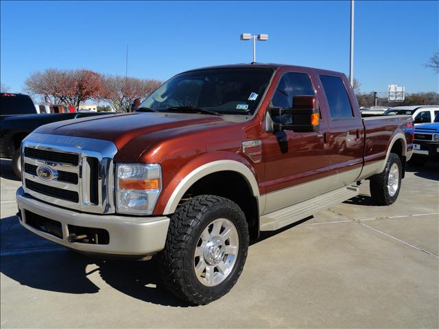 2008 FORD F350 LARIAT CREW CAB 4WD rustic brown beautiful and rugged ford f350 king ranch power wi